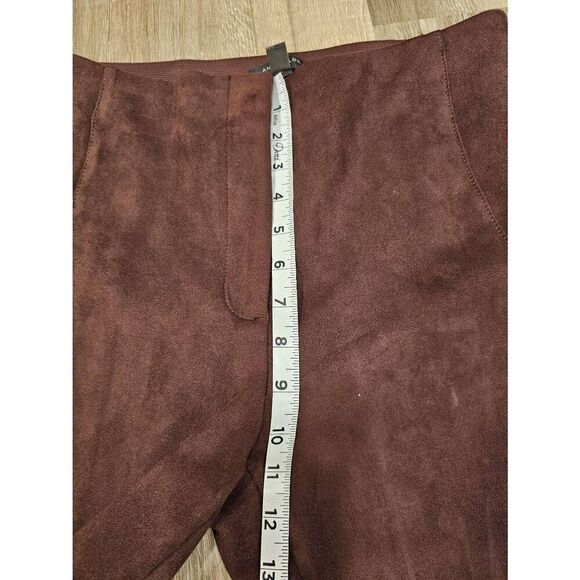 Ann Taylor size 8 Petite Brown Suede Look Pants - Picture 6 of 11